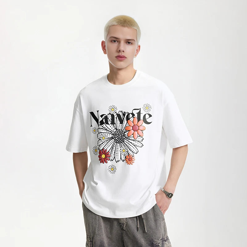 Foam Daisy Print Tee