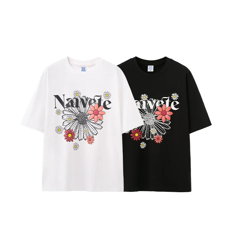Foam Daisy Print Tee