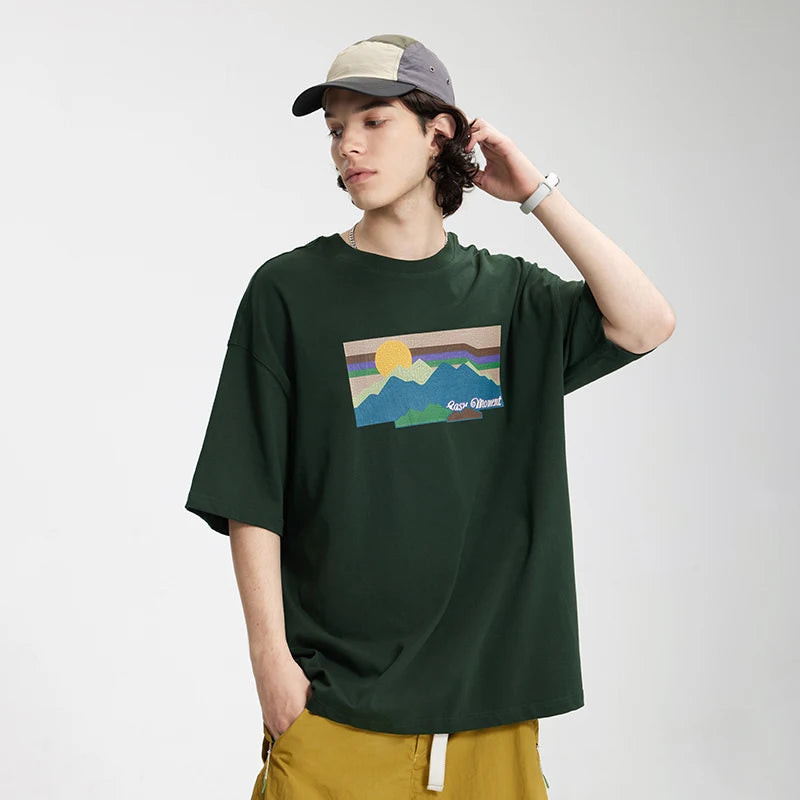 Cracked Sunset Tee