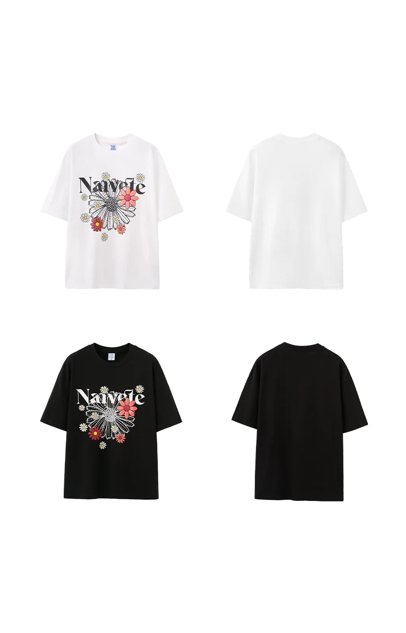 Foam Daisy Print Tee