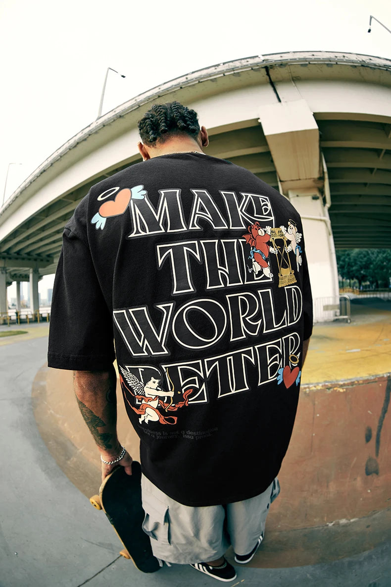 Men's Cupid Love Printed Tee