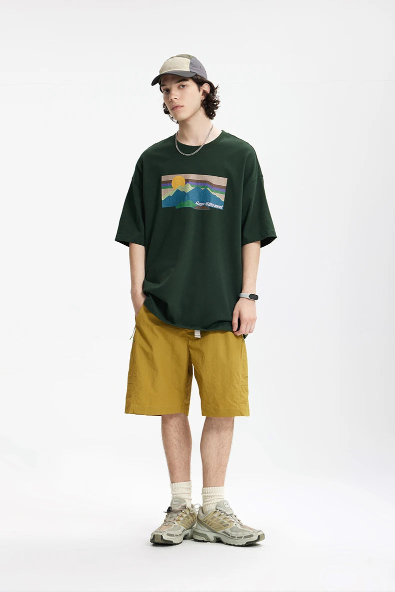 Cracked Sunset Tee