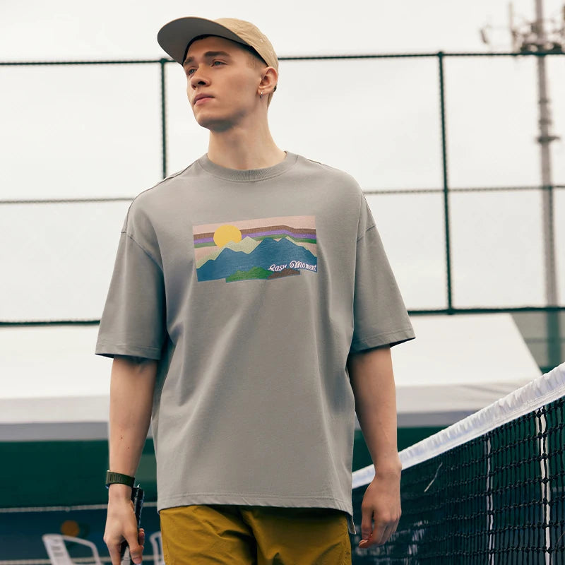 Cracked Sunset Tee