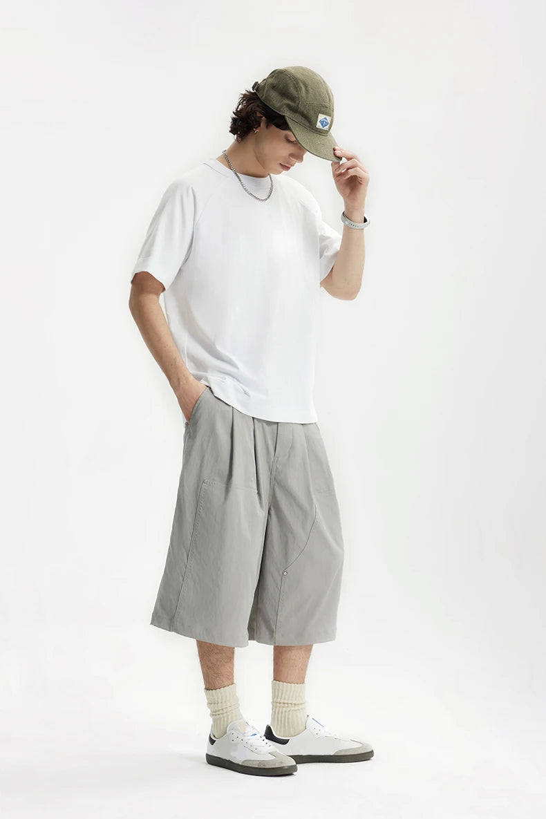 Vintage Men's Heavyweight Linen-Cotton Tee
